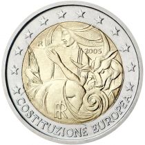 2€ Juhlaraha Italia 2005 Costituzione Europea