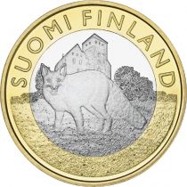 5 Euro UNC Maakuntien eläimet -Varsinais-Suomi – Kettu