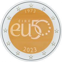 2€ Juhlaraha Irlanti 2023 50 Years of EU