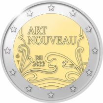 2€ Juhlaraha Belgia 2023 Art Nouveau
