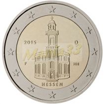 2€ Juhlaraha Saksa 2015 Hessen Paavalin kirkko