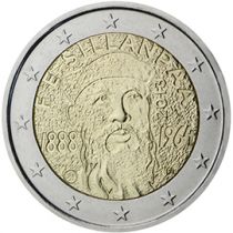 2€  Rulla Suomi 2013 F.E. Sillanpää Vuosiluvullinen