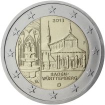 2€ Rullasarja Saksa 2013 (A,D,F,G,J) Maulbronn