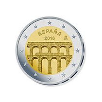 2€ Rulla Espanja 2016 Aqueduct of Segovia