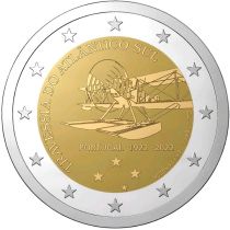 2€ CC Portugal 2022 100th anniversary of the first crossing of the South Atlantic by plane