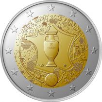 2€ Rulla Ranska  Jalkapallo EM 2016
