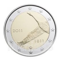 2€ Rulla Suomi 2011 Suomen Pankki 200 Vuotta Vuosiluvullinen