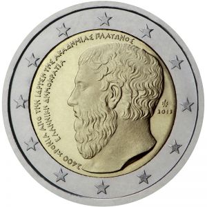 2€ Juhlaraha Kreikka 2013 Platon