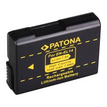 Nikon EN-EL14 Nikon EN-EL14A yhteensopiva Li-ion akku 1030mAh (1134)