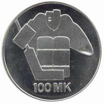 100mk Jääkiekon MM-kisat 1991 Bu