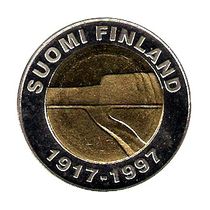 25mk Itsenäinen Suomi 80 vuotta 1997
