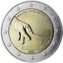 2€ Juhlaraha Malta 2011 Ensimmäiset vaalit 1849
