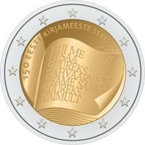 2€ Juhlaraha Viro 2022 Kirjailijayhdistys 150V