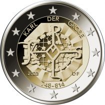 2€ Juhlaraha Saksa 2023 Kaarle Suuri