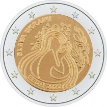 2€ Juhlaraha Viro 2022 Slava Ukraini