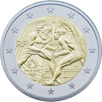 2€ Juhlaraha Ranska 2024 Olympialaiset