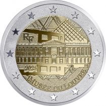 2€ Juhlaraha Ranska 2025 Louvren Museo