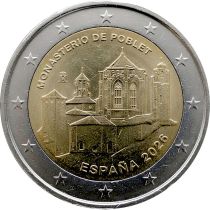 2€ Rulla Espanja 2026 Poblet Abbey