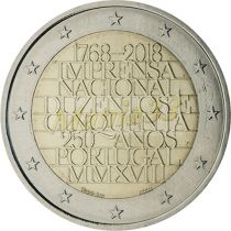2€ CC Portugal 2018 250y of national printing