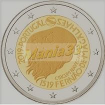 2€ Rulla Portugal 2019 Magellan