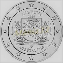 2€ Juhlaraha Liettua 2020 Aukstaitija