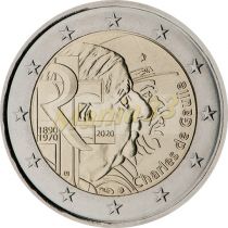 2€ Juhlaraha Ranska 2020 Gaulle