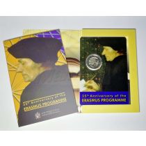 2€ Juhlaraha Malta 2022 Erasmus, blisterissä