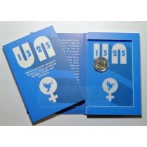 2€ Juhlaraha Malta 2022 Women,peace and security, blisterissä