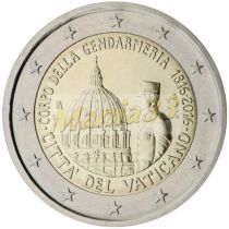 2€ Juhlaraha Vatikaani Gendarmeria 2016