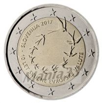 2€ Rulla Slovenia 2017 10v euron käyttöönotosta