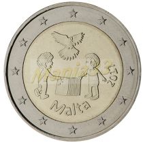 2€ Malta 2017 Peace