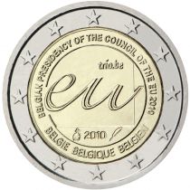 2€ Juhlaraha Belgia EU-Puheenjohtajuus 2010