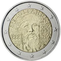 2€ Rulla Suomi 2013 F.E. Sillanpää Vuosiluvullinen