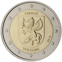 2€ Rulla Latvia Stork