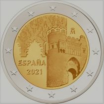 2€ Rulla Espanja 2021 Toledo