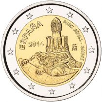 2€ Rulla Espanja 2014 Park Güell - Gaudi
