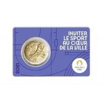 2€ Juhlaraha Ranska 2021 Olympialaiset (violetti)