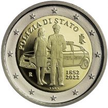2€ Rulla Italia 2022 Poliisi