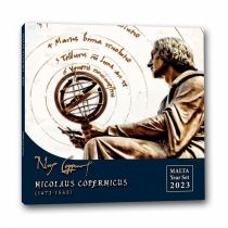 Rahasarja Malta 2023 1c-2€+2€ Copernicus