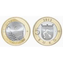 5 Euro UNC Maakuntien rakennukset - Savo – Olavinlinna