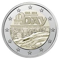 2€ Rulla Ranska 2014 D-Day 70 years ago