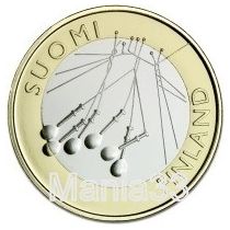5 Euro Proof Maakuntaraha Satakunta