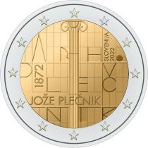 2€ Rulla Slovenia 2022 Jože Plečnik