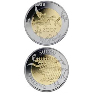5 Euro Bu Suomen Itsenäisyyden 90-Vuotisjuhlaraha