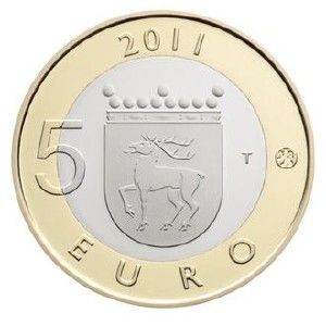 5 Euro Proof  Maakuntaraha Ahvenanmaa