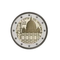 2€ Juhlaraha Vatikaani 2025 550th anniversary birth of Michelangelo Proof