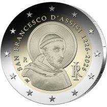 2€ Italia 2026 Francesco d'Assisi