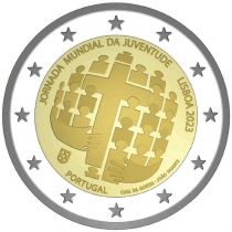 2€ Rulla Portugal 2023 Maailman nuorisopäivä