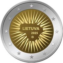 2€ Juhlaraha Liettua 2025 Puolustus