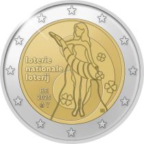2€ Juhlaraha Belgia 2025 Arpajaiset